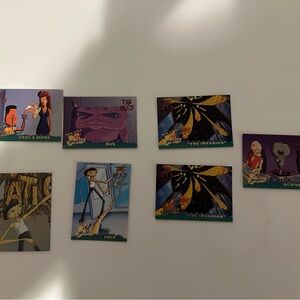 Lot of 7 the head trading cards old mtv animation